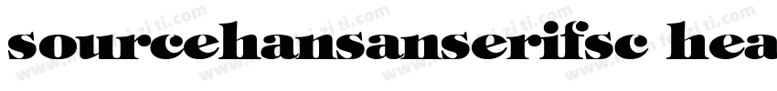 sourcehansanserifsc heavy字体转换